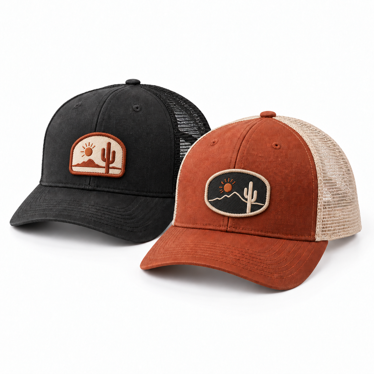 Custom Embroidered Patch Trucker Hat