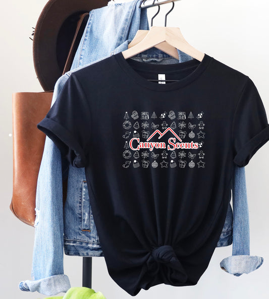 „Christmas Doodle“ Logo Tee