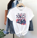 Home of the Brave Tee - Arizona Floral Edition