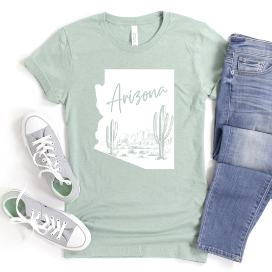 Arizona Landscape (Dusty Blue)